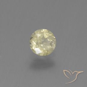 Diaspore Couleur Changeant Jaune clair naturelle Tour, 0.50 ct, VS
