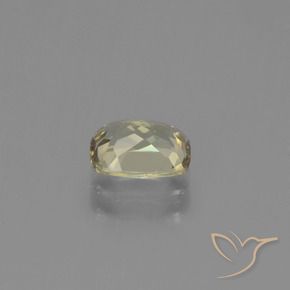 Diaspore Couleur Changeant Jaune très clair naturelle Coussin, 0.87 ct, VVS-VS