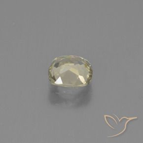 Diaspore Couleur Changeant Jaune très clair naturelle Coussin, 0.81 ct, VVS-VS