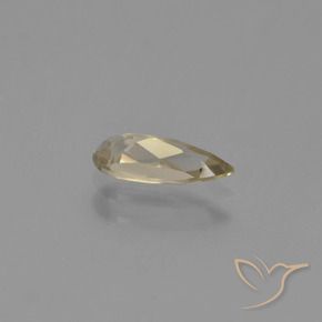 Diaspore Couleur Changeant Jaune terreux naturelle En forme de poire, 0.70 ct, VVS-VS