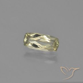 Diaspore Couleur Changeant Jaune clair naturelle Coussin, 1.01 ct, VVS