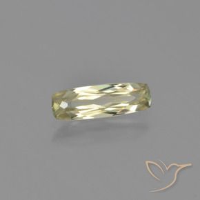Diaspore Couleur Changeant Jaune très clair naturelle Coussin, 1.10 ct, VVS