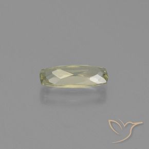 Diaspore Couleur Changeant Jaune doré très clair naturelle Coussin, 1.07 ct, VVS