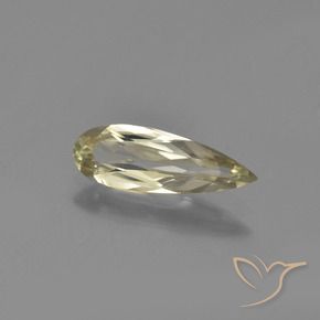 Diaspore Couleur Changeant Jaune brunâtre naturelle En forme de poire, 1.22 ct, VVS