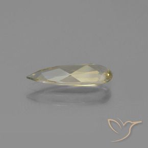 Diaspore Couleur Changeant Jaune brunâtre naturelle En forme de poire, 1.22 ct, VVS