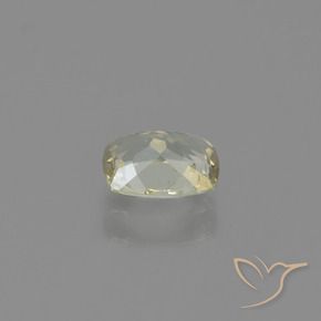 Diaspore Couleur Changeant Jaune pâle naturelle Coussin, 0.61 ct, VS