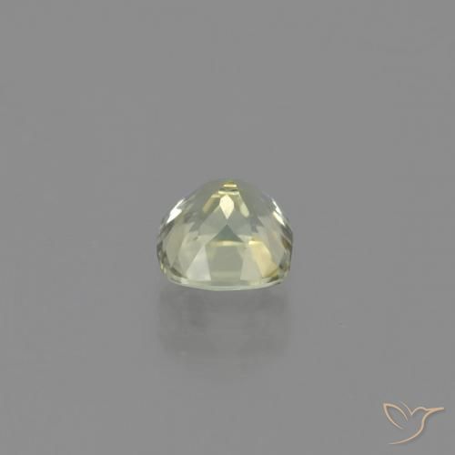 Diaspore Couleur Changeant Jaune clair naturelle Coussin, 0.65 ct, VS