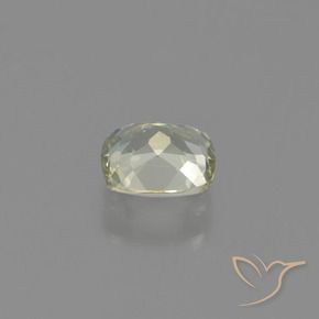 Diaspore Couleur Changeant Beige jaune naturelle Coussin, 0.75 ct, VS