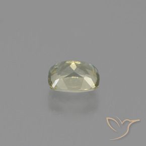Diaspore Couleur Changeant Jaune très clair naturelle Coussin, 0.67 ct, VS
