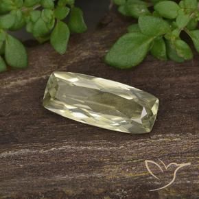 Diaspore Couleur Changeant Jaune clair naturelle Coussin, 1.22 ct, VS
