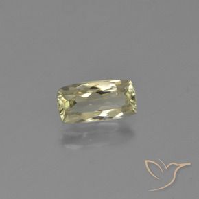Diaspore Couleur Changeant Jaune clair naturelle Coussin, 1.21 ct, VS