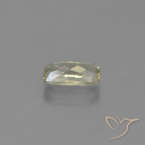 Diaspore Couleur Changeant Jaune clair naturelle Coussin, 1.21 ct, VS