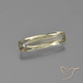 Diaspore Couleur Changeant Jaune pâle naturelle Coussin, 1.24 ct, VS-SI
