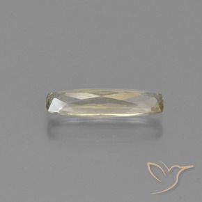 Diaspore Couleur Changeant Jaune pâle naturelle Coussin, 1.24 ct, VS-SI