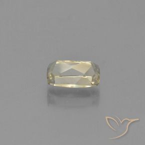 Diaspore Couleur Changeant Jaune clair naturelle Coussin, 1.38 ct, VS