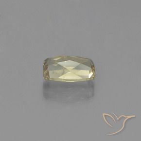 Diaspore Couleur Changeant Jaune chaud naturelle Coussin, 1.38 ct, VS