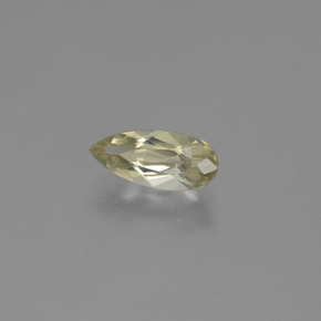 Diaspore à changement de couleur jaune naturelle en forme de poire, 1,19 ct, VVS-VS