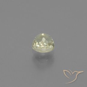 Diaspore Couleur Changeant Jaune clair naturelle Coupe roude, 0.66 ct, VS