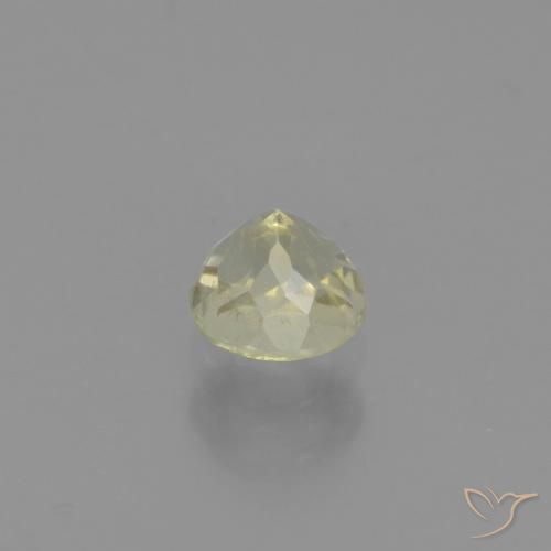 Diaspore Couleur Changeant Jaune clair naturelle Tour, 0.58 ct, VS-SI