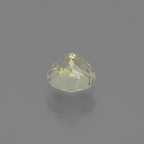 Diaspore Couleur Changeant Jaune clair naturelle Coupe roude, 0.58 ct, VS-SI