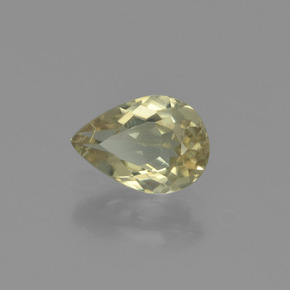 Diaspore à changement de couleur multicolore naturelle en forme de poire, 0,75 ct, VS