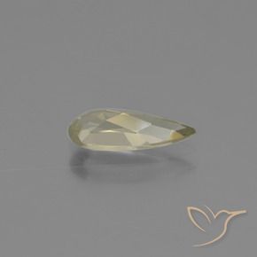 Diaspore Couleur Changeant Jaune clair naturelle En forme de poire, 1.05 ct, VVS-VS