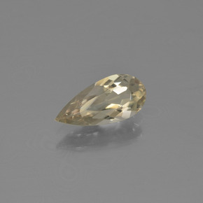 Diaspore Couleur Changeant Jaune chaud naturelle En forme de poire, 1.17 ct, VVS-VS