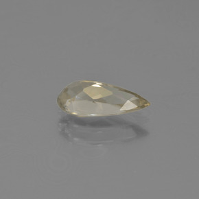 Diaspore Couleur Changeant Jaune chaud naturelle En forme de poire, 1.17 ct, VVS-VS