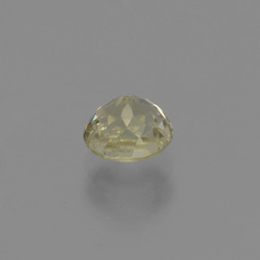 Diaspore Couleur Changeant Jaune pâle naturelle Coupe roude, 0.86 ct, VS