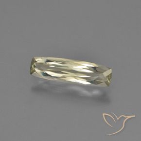 Diaspore Couleur Changeant Jaune clair naturelle Coussin, 1.30 ct, VS