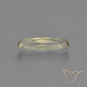 Diaspore Couleur Changeant Jaune clair naturelle Coussin, 1.30 ct, VS