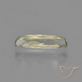 Diaspore Couleur Changeant Jaune pâle naturelle Coussin, 1.35 ct, VVS-VS