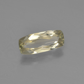 Diaspore à changement de couleur jaune naturelle coupe coussin, 1,52 ct, VVS-VS