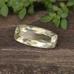 Diaspore à changement de couleur jaune naturelle coupe coussin, 1,35 ct, VVS