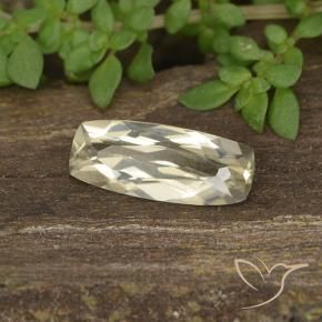 Diaspore Couleur Changeant Jaune clair naturelle Coussin, 1.18 ct, VVS
