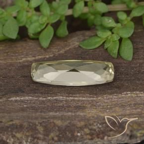 Diaspore Couleur Changeant Jaune clair naturelle Coussin, 1.18 ct, VVS