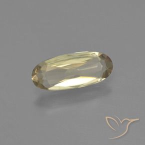 Diaspore Couleur Changeant Jaune chaud naturelle ovale, 0.87 ct, VS