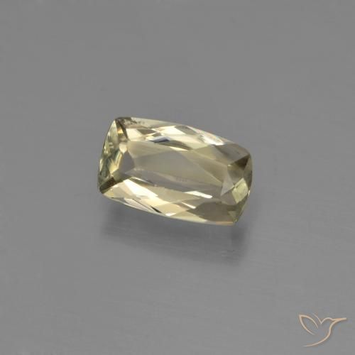 Diaspore Couleur Changeant Jaune brunâtre naturelle Coussin, 0.95 ct, VVS-VS