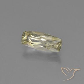 Diaspore Couleur Changeant Jaune très pâle naturelle Coussin, 0.93 ct, VS