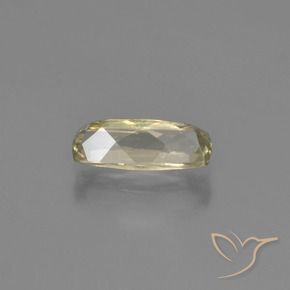 Diaspore Couleur Changeant Jaune très pâle naturelle Coussin, 0.93 ct, VS