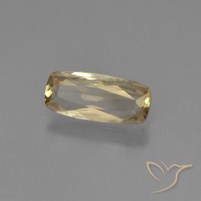 Diaspore Couleur Changeant Jaune chaud naturelle Coussin, 0.95 ct, VS