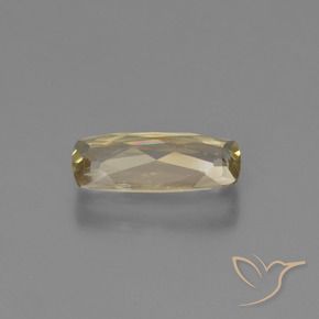 Diaspore Couleur Changeant Jaune chaud naturelle Coussin, 0.95 ct, VS