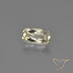 Diaspore Couleur Changeant Jaune très clair naturelle Coussin, 0.76 ct, VS