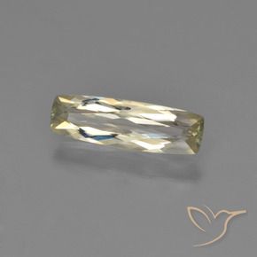 Diaspore Couleur Changeant Jaune très clair naturelle Coussin, 0.87 ct, VS