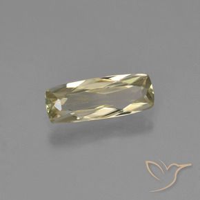 Diaspore Couleur Changeant Jaune très clair naturelle Coussin, 0.80 ct, VVS-VS