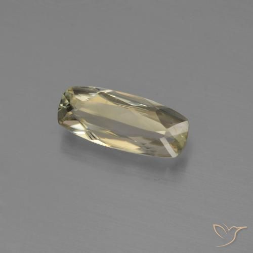 Diaspore Couleur Changeant Jaune très clair naturelle Coussin, 0.81 ct, VVS