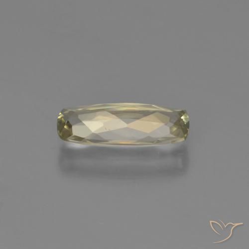 Diaspore Couleur Changeant Jaune très clair naturelle Coussin, 0.81 ct, VVS