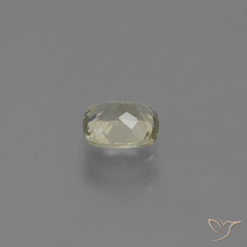 Diaspore Couleur Changeant Jaune doré très clair naturelle Coussin, 0.70 ct, VVS-VS
