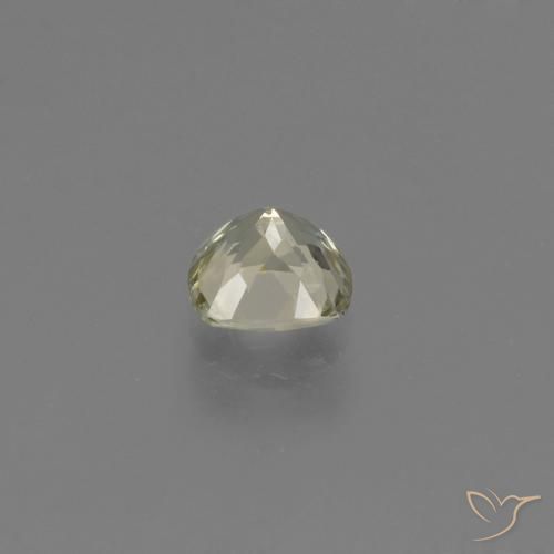 Diaspore Couleur Changeant Jaune doré très clair naturelle Coussin, 0.80 ct, VVS-VS