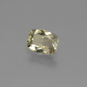 Diaspore Couleur Changeant Jaune doré très clair naturelle Coupe coussin, 0.74 ct, VVS-VS